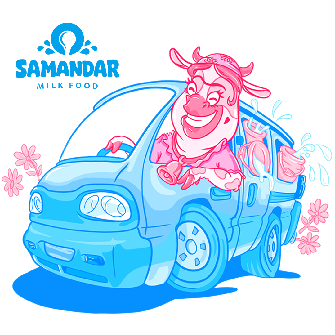 Samandar milk — креативное решение для упаковки молочных продуктов